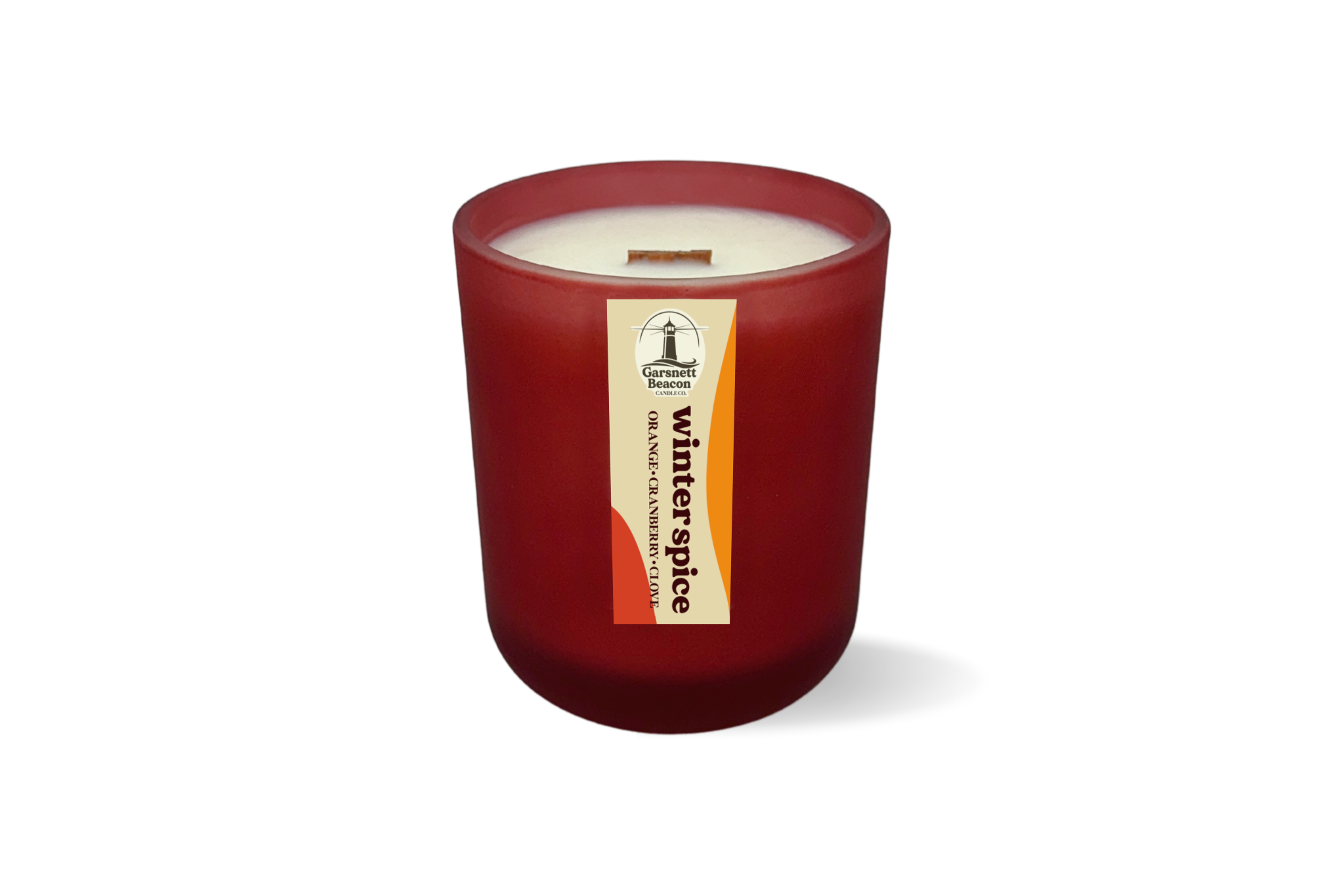 Winter Spice Candle - Orange, Cranberry, Clove Scent