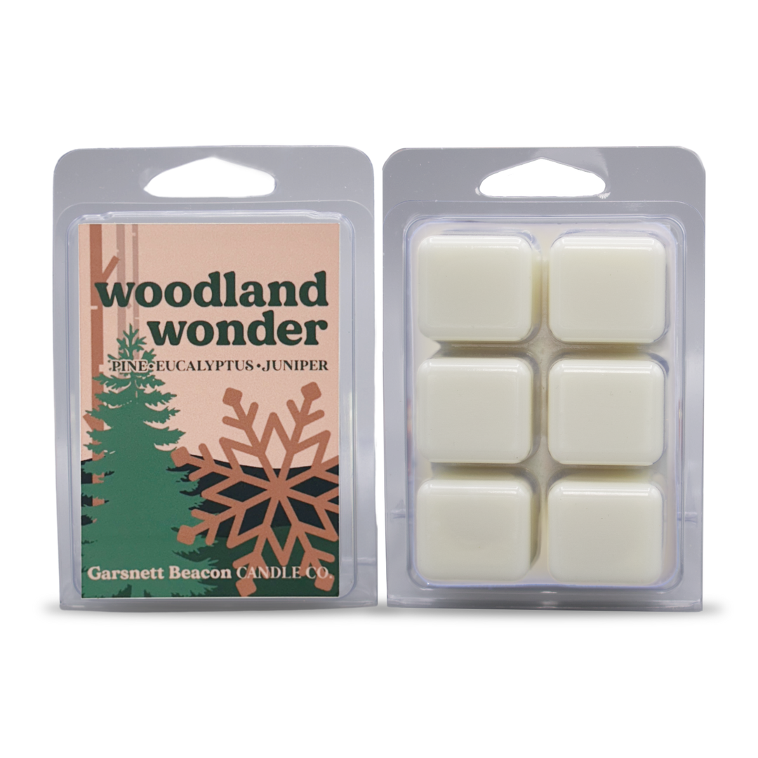 Woodland Wonder Wax Melts - Pine, Eucalyptus, Juniper Scent