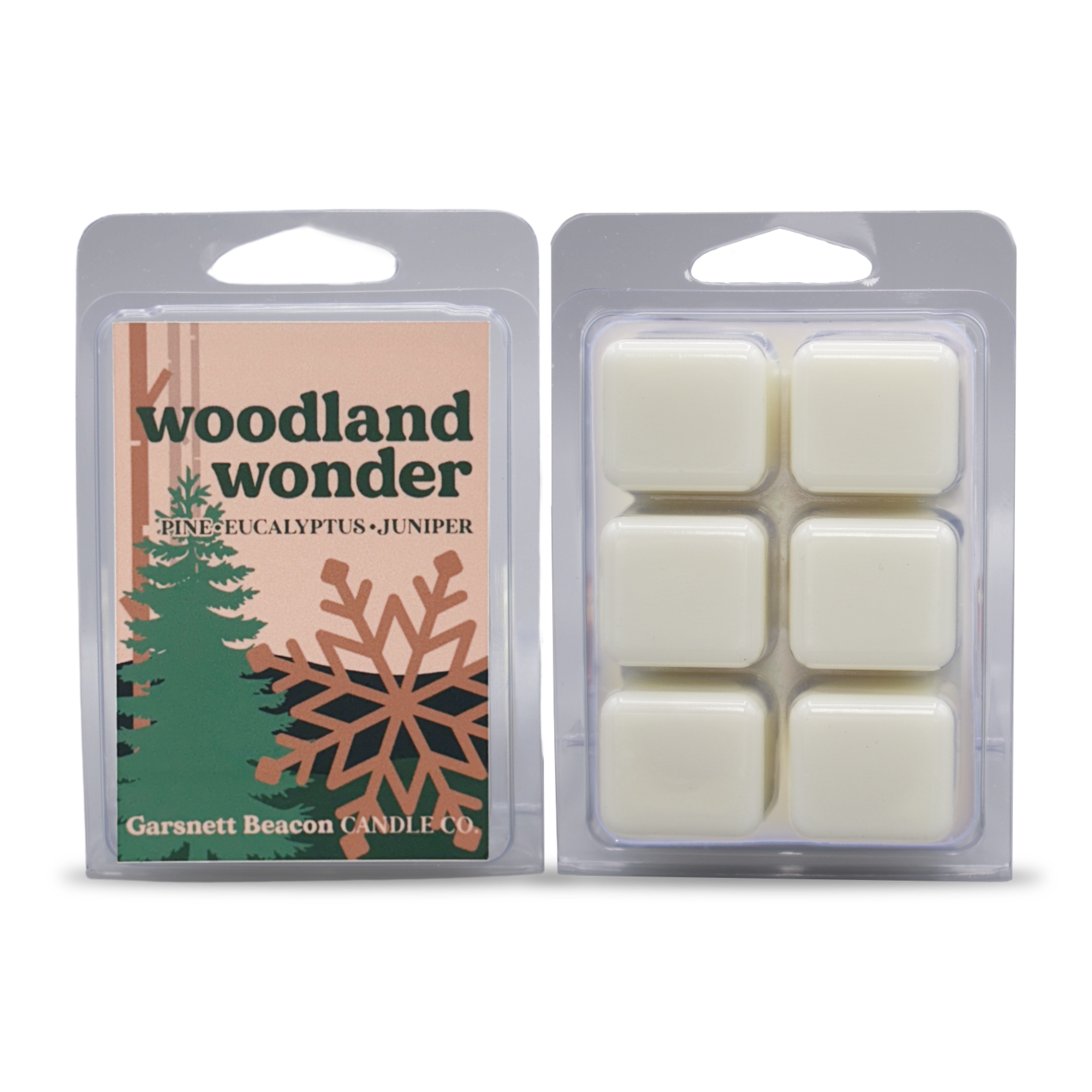 Woodland Wonder Wax Melts - Pine, Eucalyptus, Juniper Scent