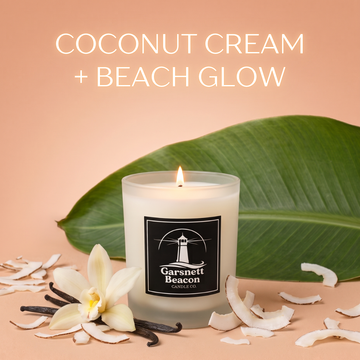 Coconut Cream + Beach Glow - August Candle of the Month
