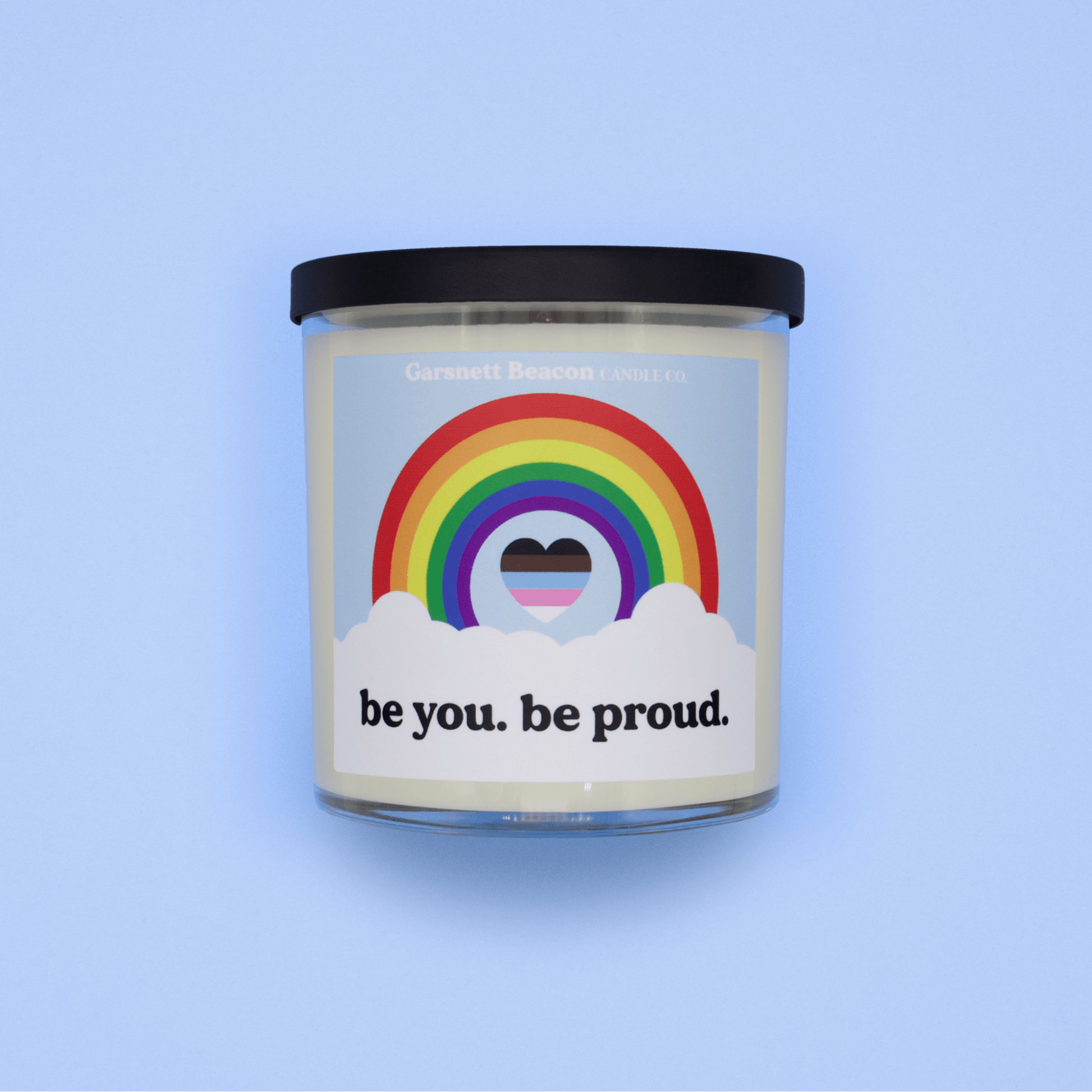 Be You. Be Proud. LGBTQ+ Soy Candle | Garsnett Beacon
