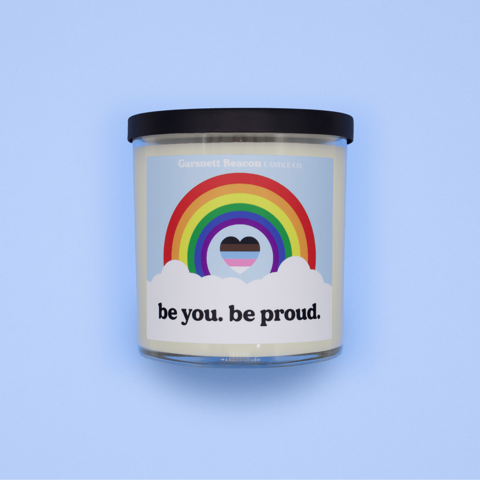 Be You. Be Proud. LGBTQ+ Soy Candle | Garsnett Beacon