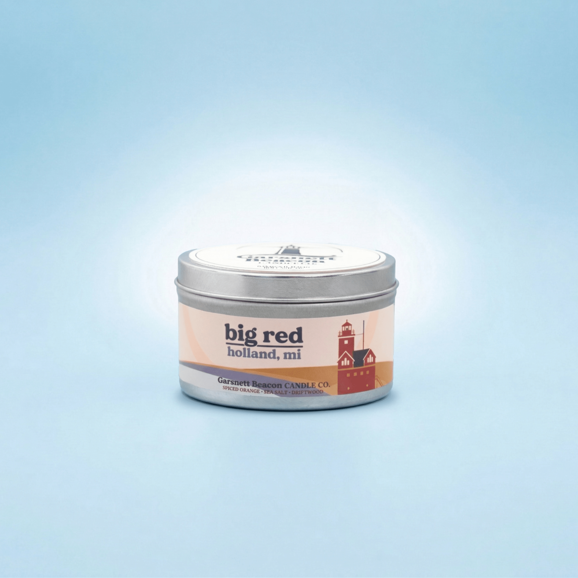 Big Red Lighthouse Holland Michigan Soy Candle | Garsnett Beacon