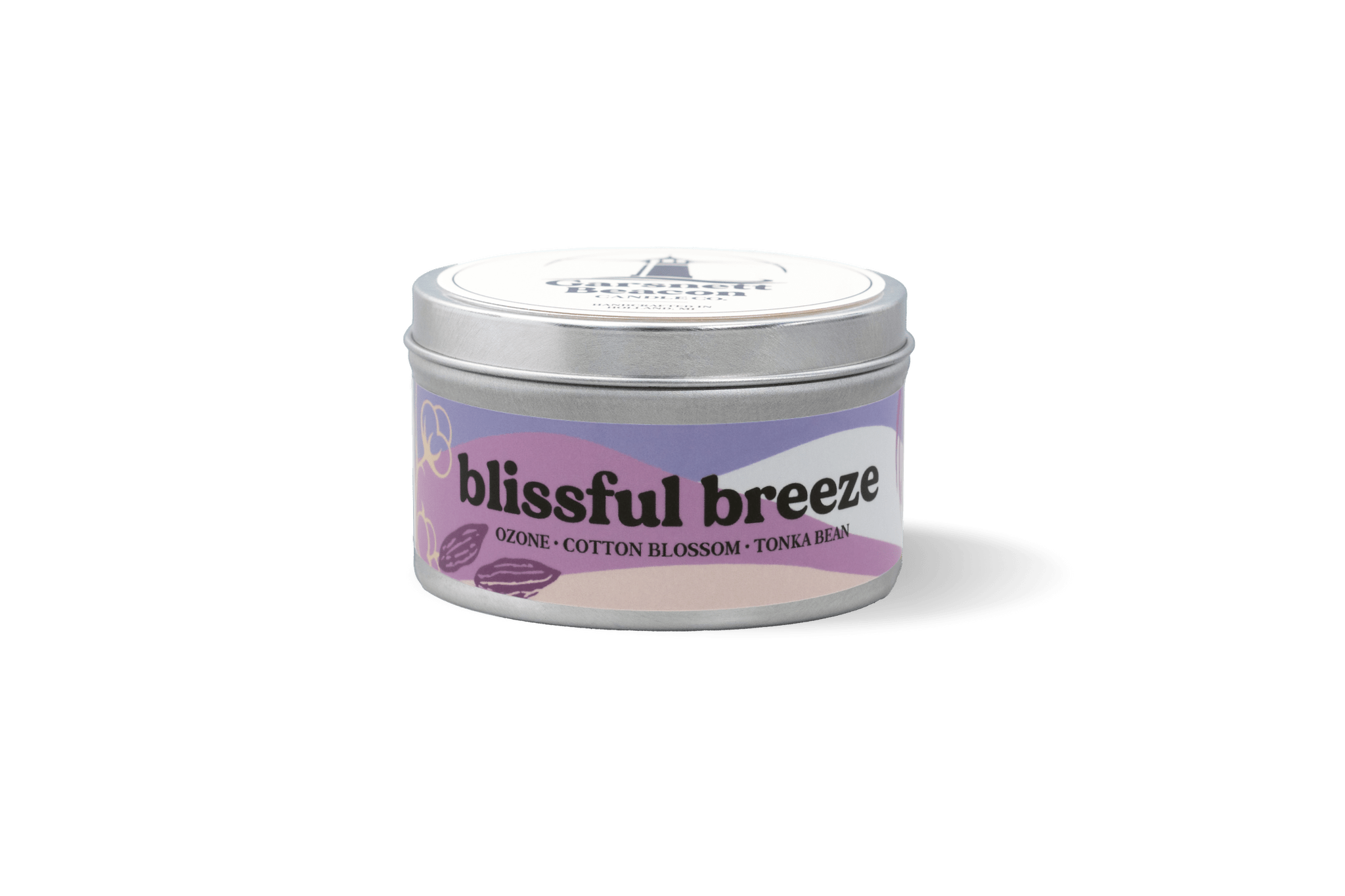 Blissful Breeze Candle - Ozone Cotton Blossom Tonka Bean Scent
