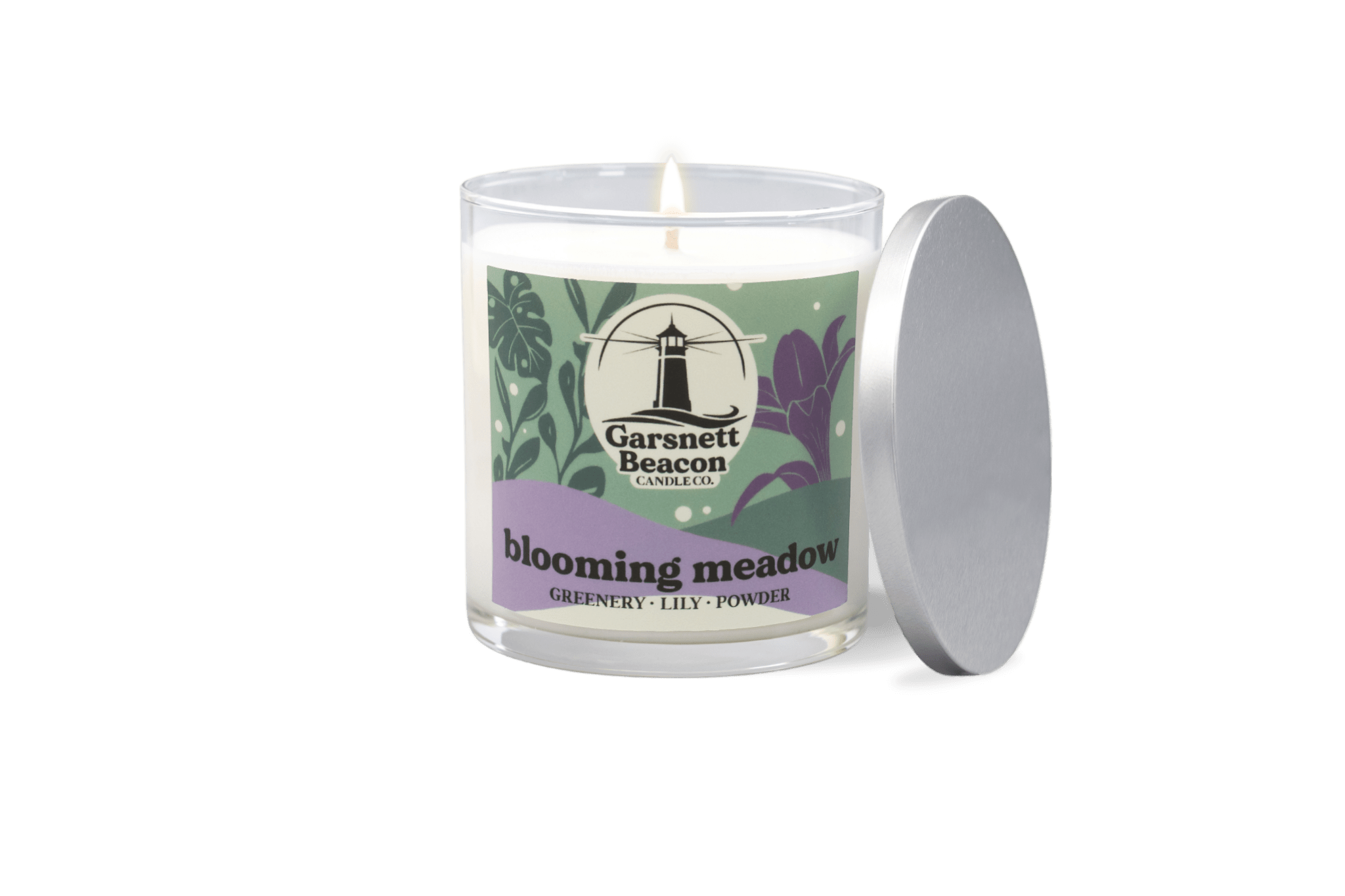 Blooming Meadow Candle - Floral, Lily, Powder Scent