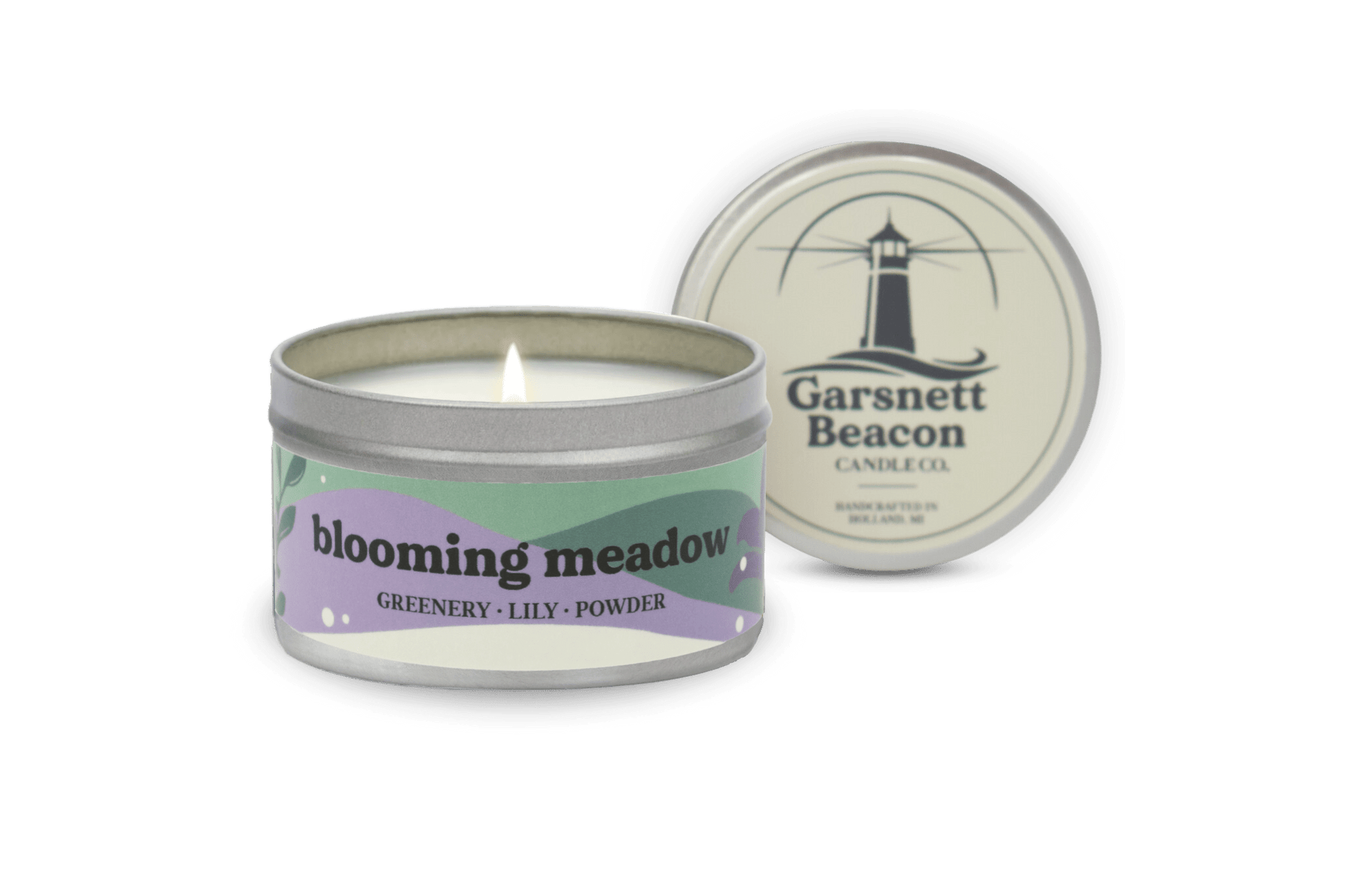 Blooming Meadow Candle - Floral, Lily, Powder Scent