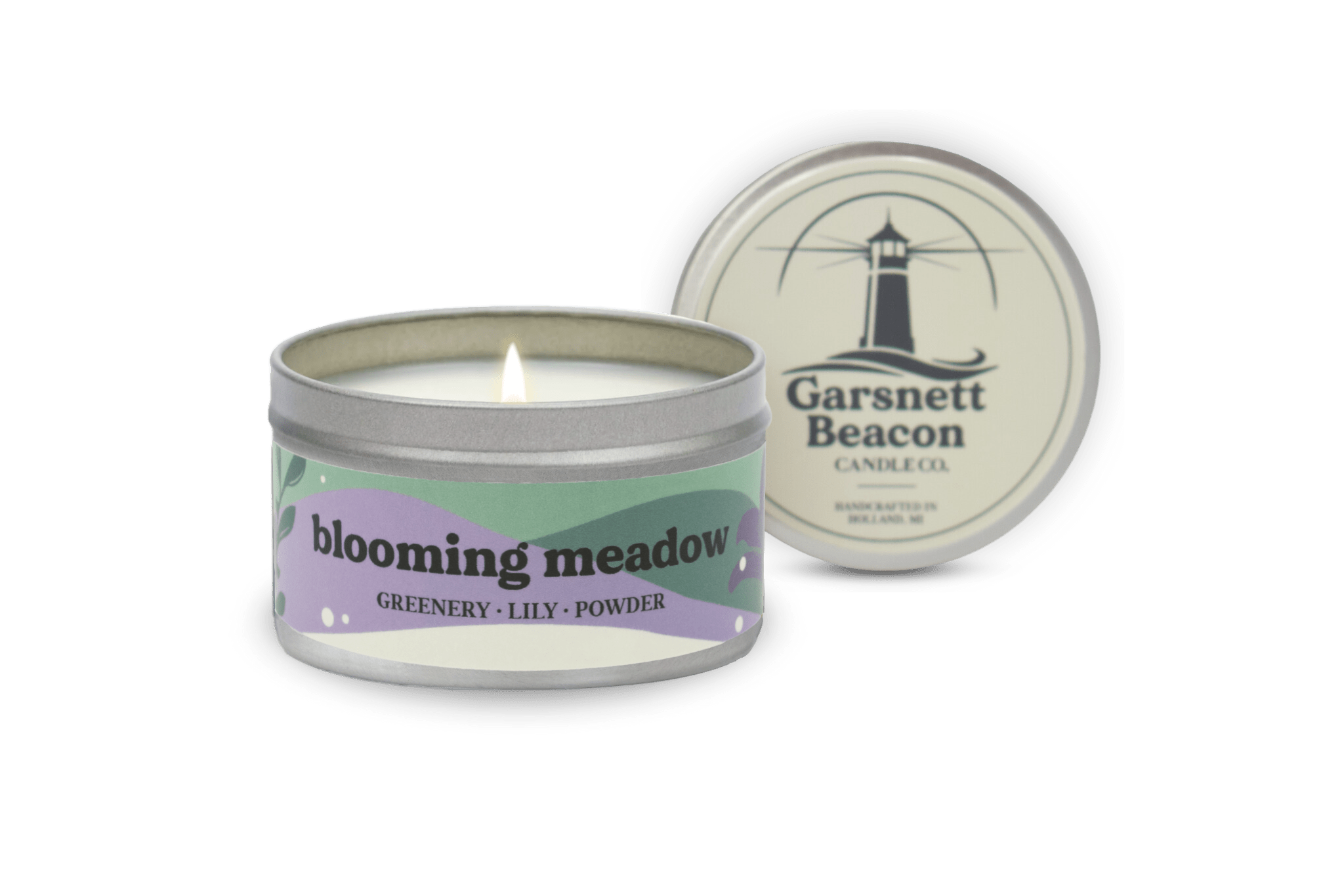 Blooming Meadow Candle - Floral, Lily, Powder Scent