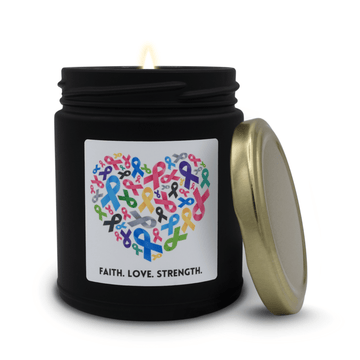 Faith Love Strength Candle | Garsnett Beacon