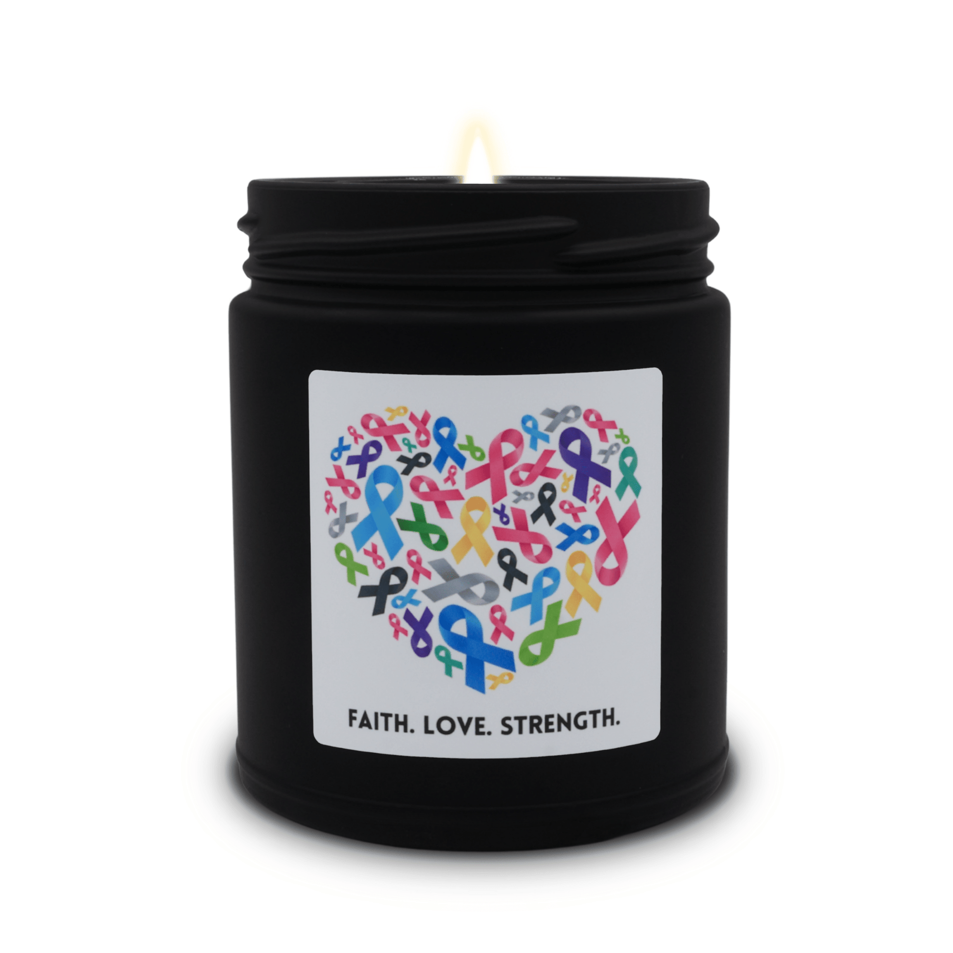 Faith Love Strength Candle | Garsnett Beacon