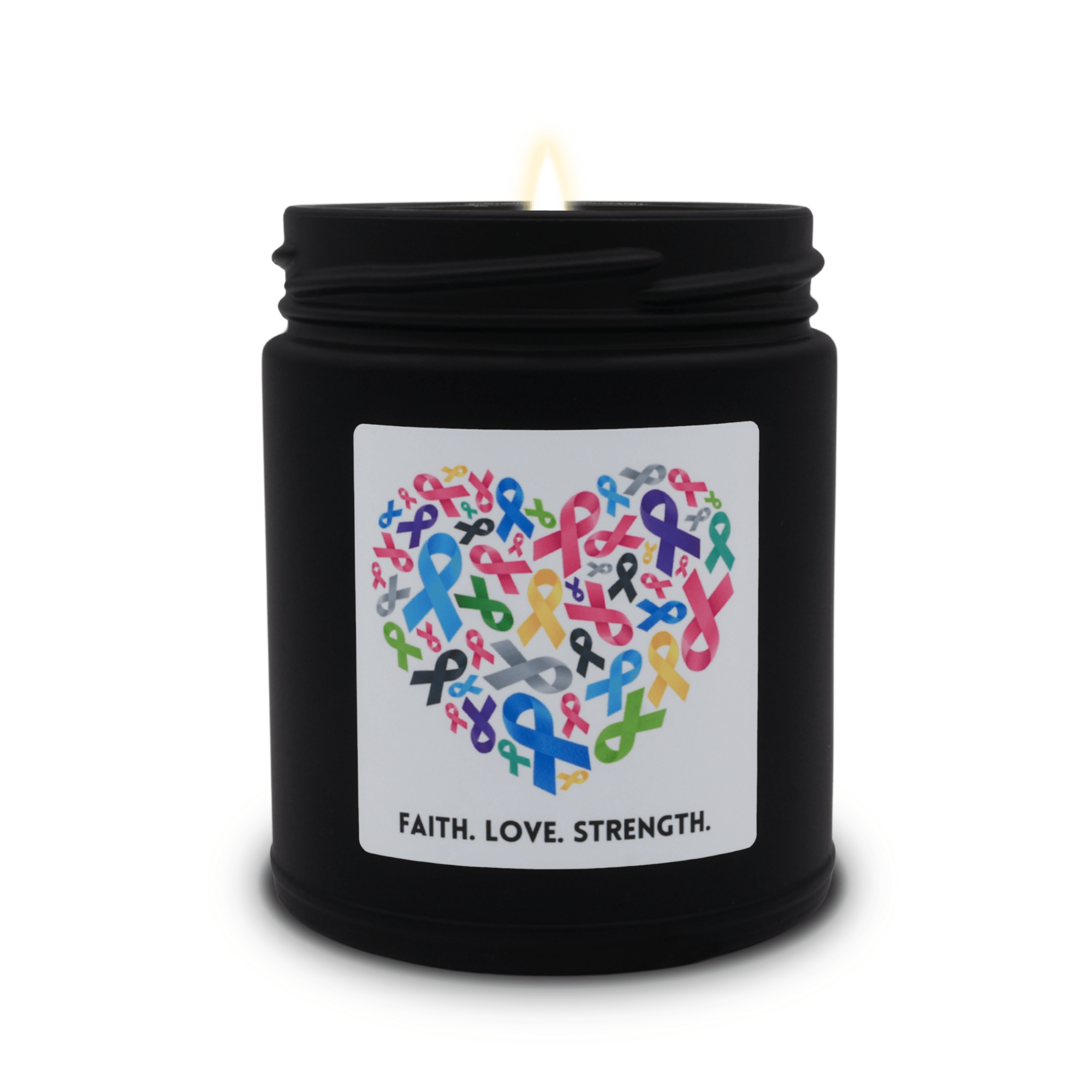 Faith Love Strength Candle | Garsnett Beacon