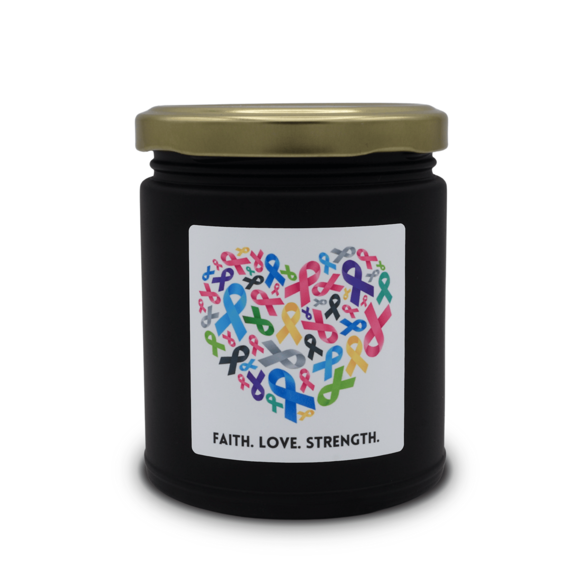 Faith Love Strength Candle | Garsnett Beacon