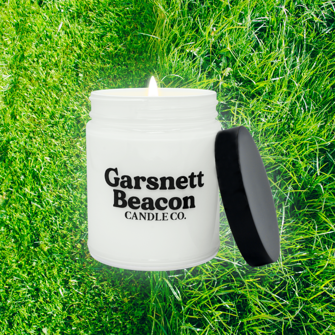Fresh Cut Grass Soy Candle | Garsnett Beacon