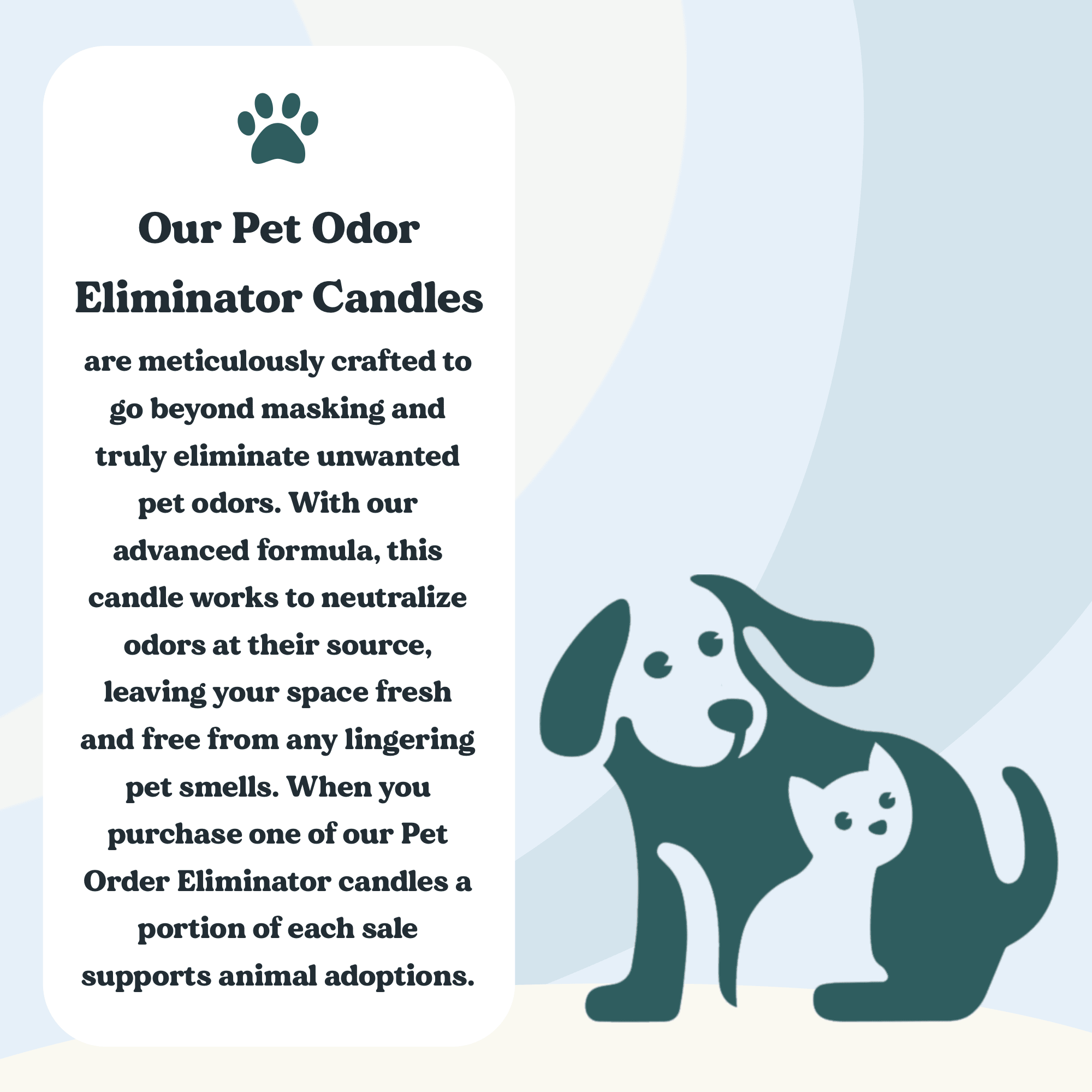 Fresh Linen Pet Odor Eliminator Candle | Garsnett Beacon