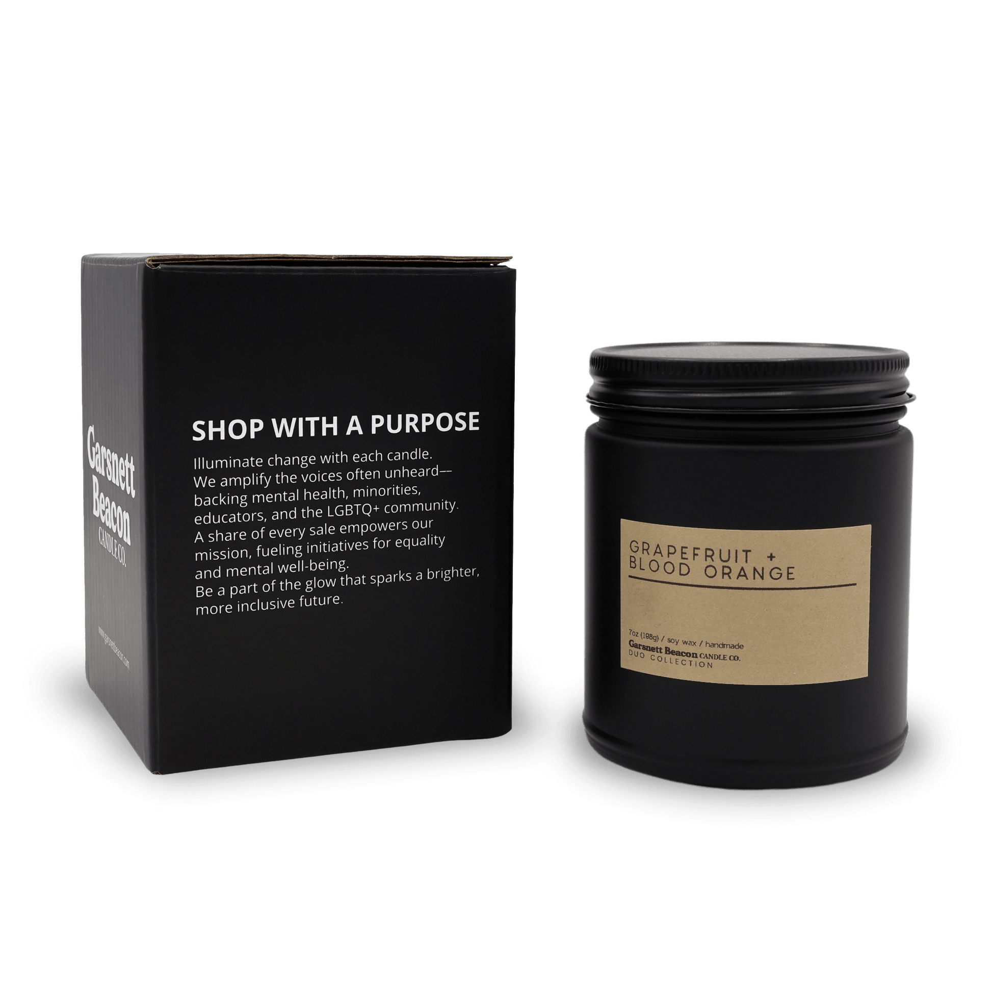 Grapefruit + Blood Orange OUT LOUD DUO Candles | Garsnett Beacon
