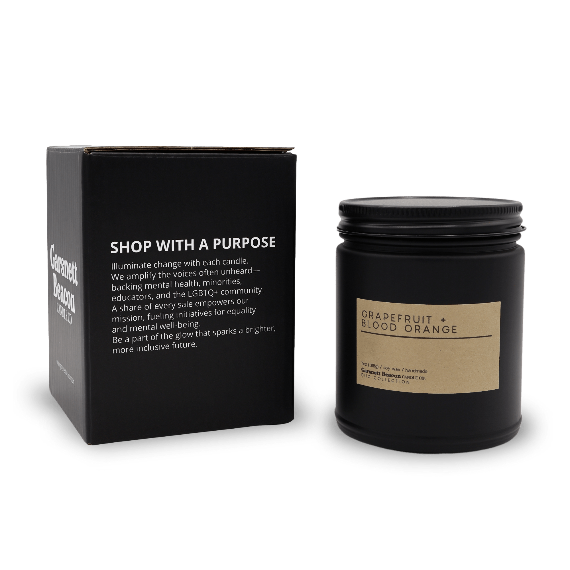 Grapefruit + Blood Orange OUT LOUD DUO Candles | Garsnett Beacon