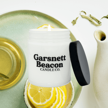 Green Tea & Lemongrass Soy Candle | Garsnett Beacon