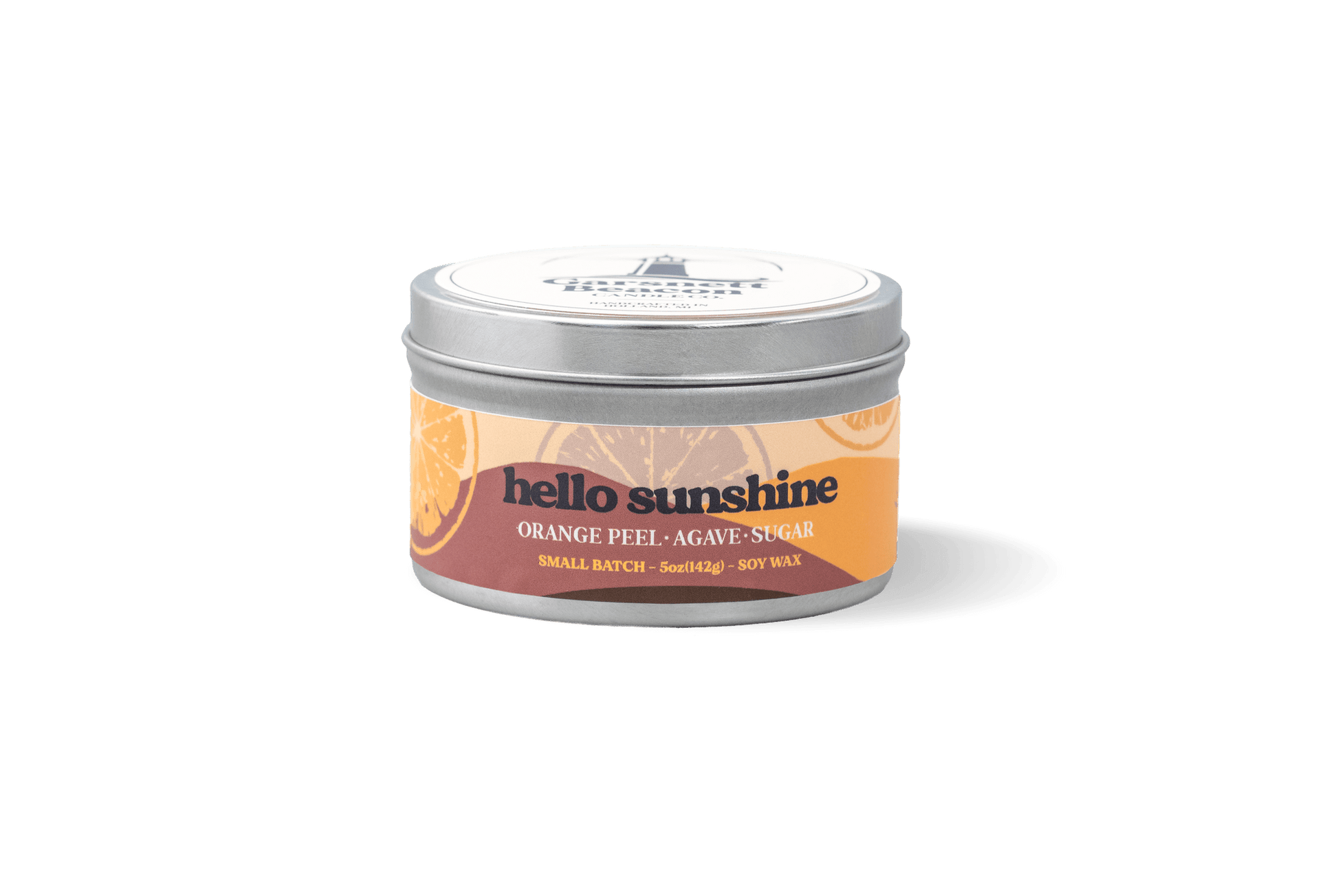 Hello Sunshine Candle - Citrus Orange Peel, Agave, Sugar Scent