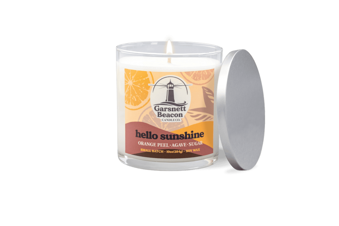 Hello Sunshine Soy Candle | Garsnett Beacon