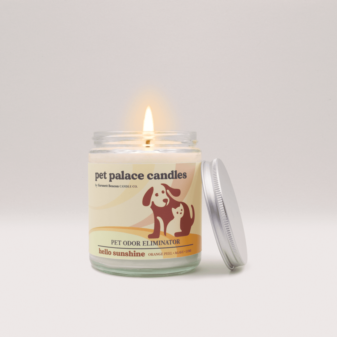 Hello Sunshine Pet Odor Eliminator Candle | Garsnett Beacon