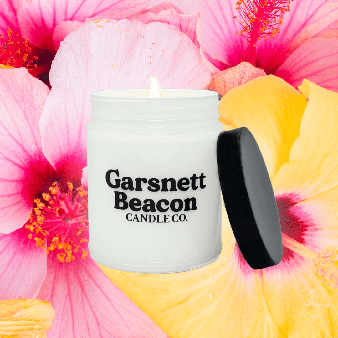 Hibiscus Palm Soy Candle | Garsnett Beacon