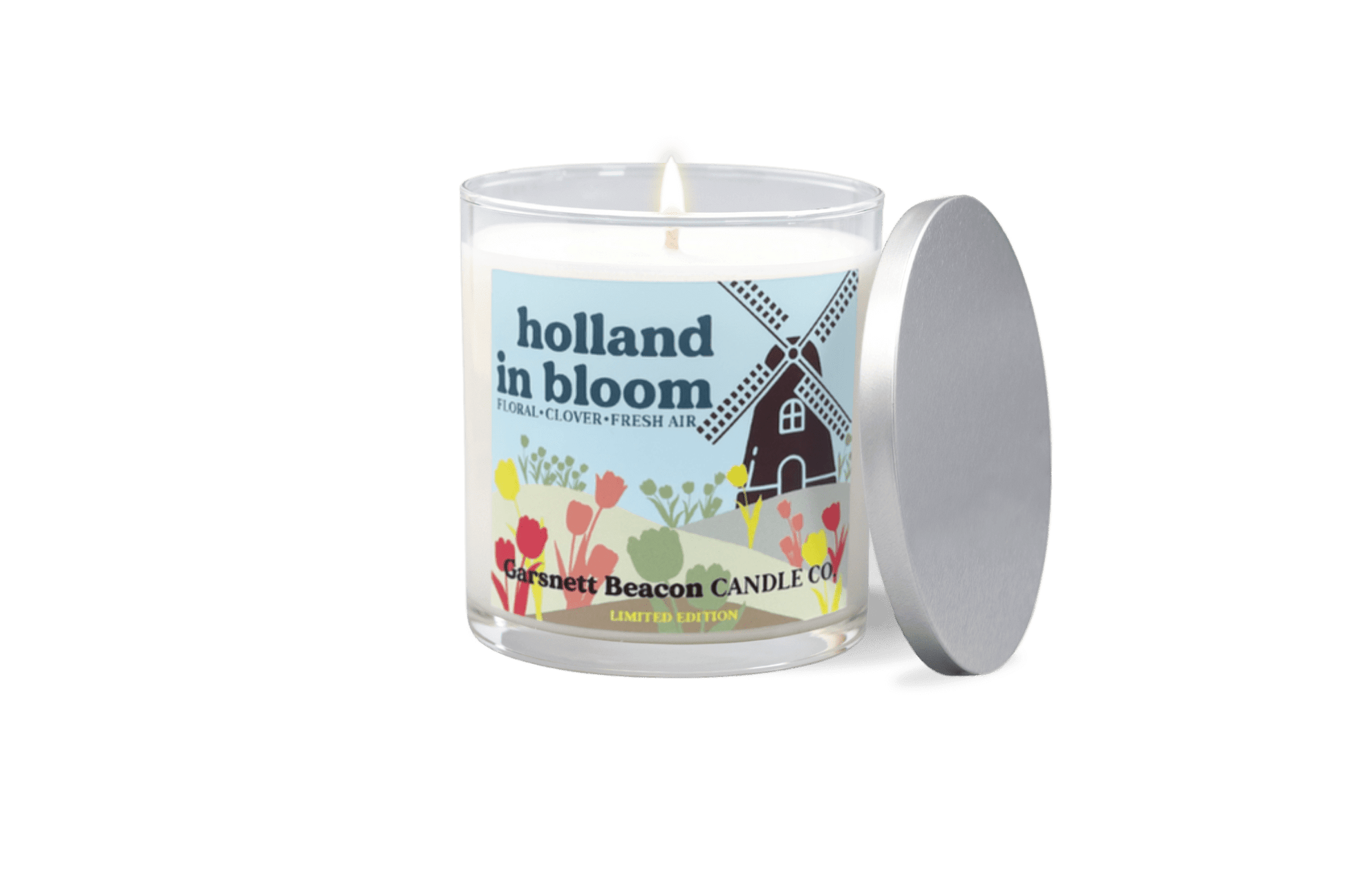 Holland In Bloom Tulip Time Holland Michigan Candle - Tulip, Floral, Ozone Scent