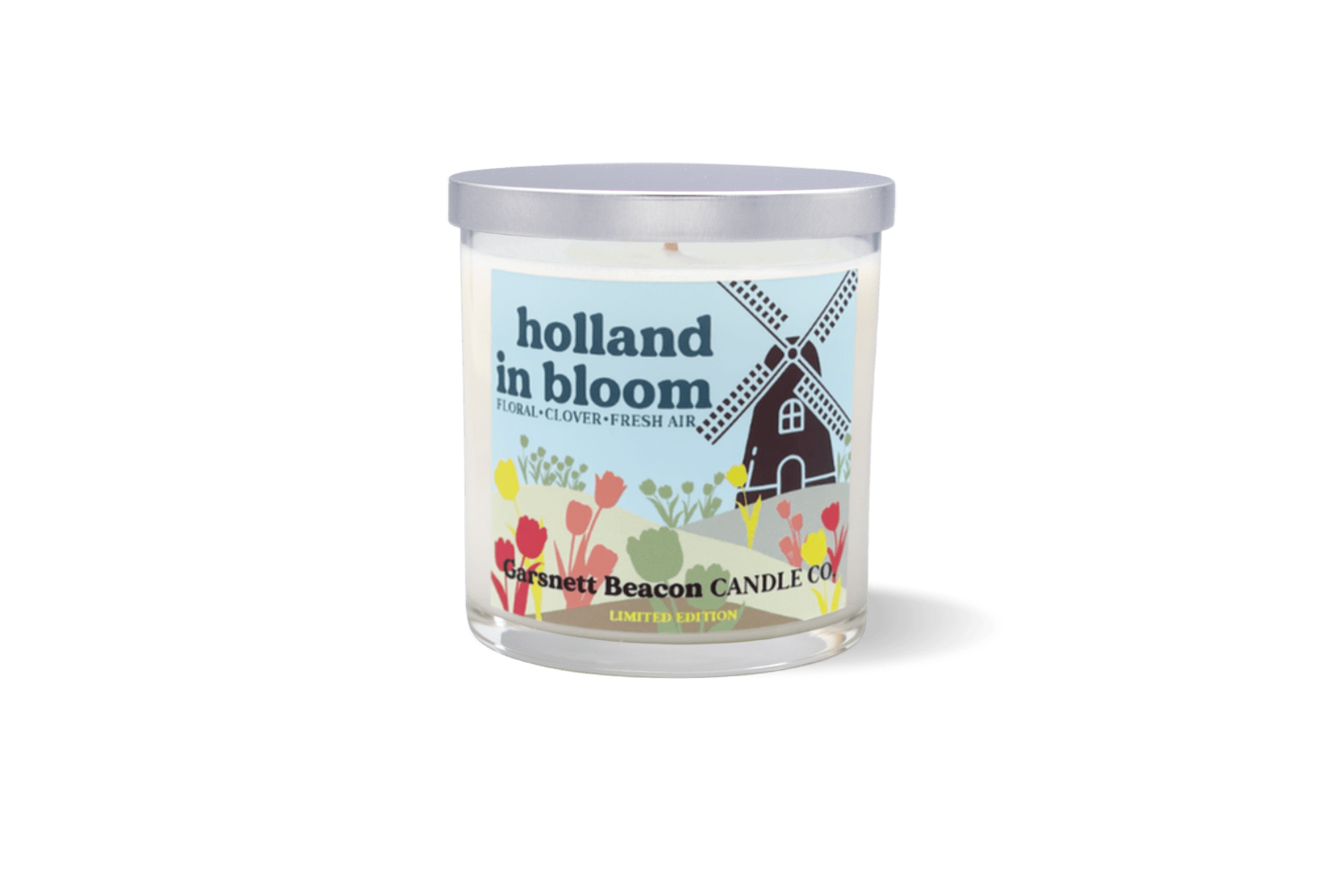 Holland In Bloom Tulip Time Holland Michigan Candle - Tulip, Floral, Ozone Scent