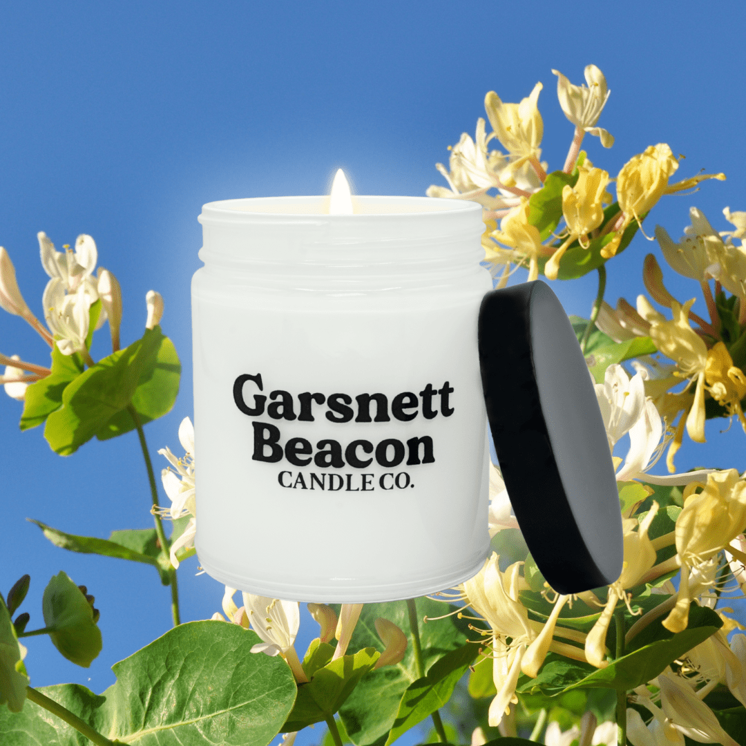 Honeysuckle Jasmine Soy Candle | Garsnett Beacon