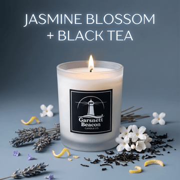 Jasmine Blossom + Black Tea - July Candle of the Month