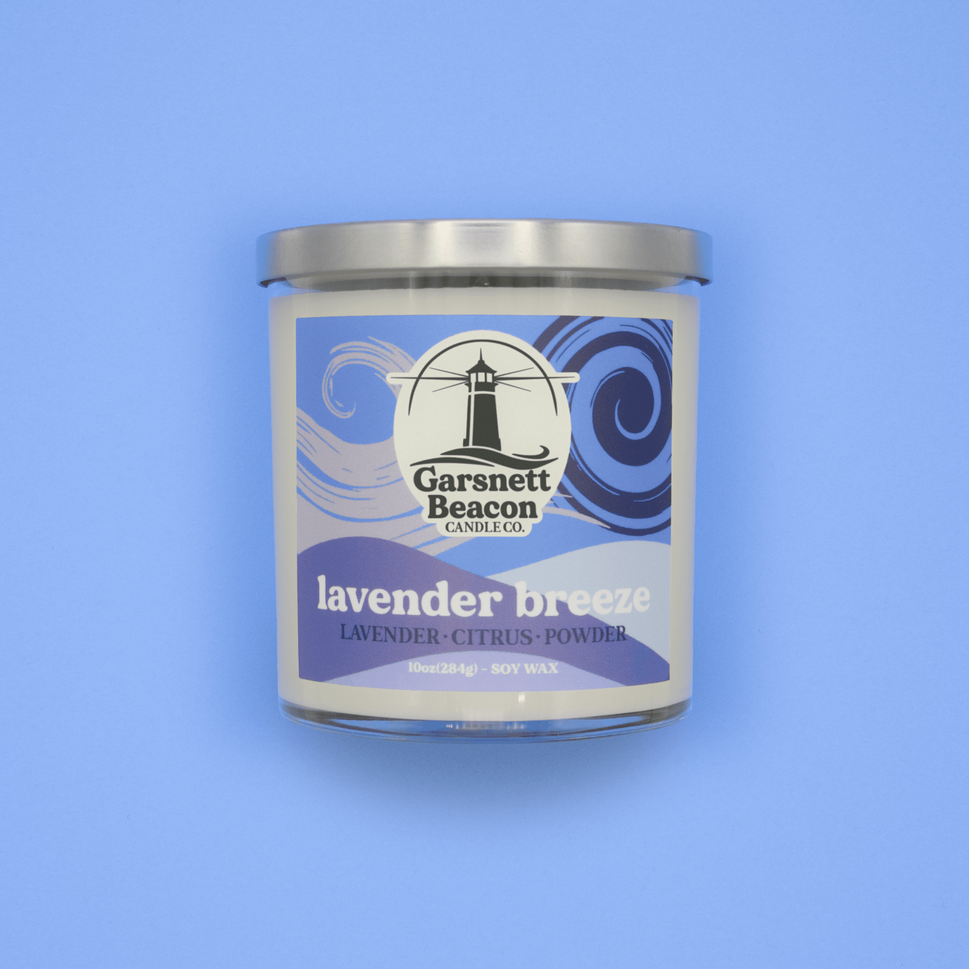Lavender Breeze Soy Candle | Garsnett Beacon
