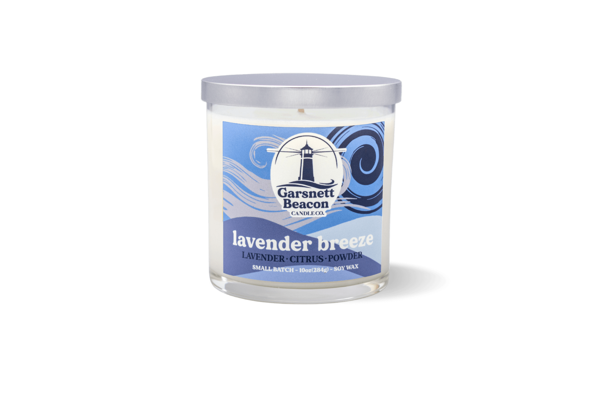 Lavender Breeze Candle - Lavender, Citrus, Powder Scent