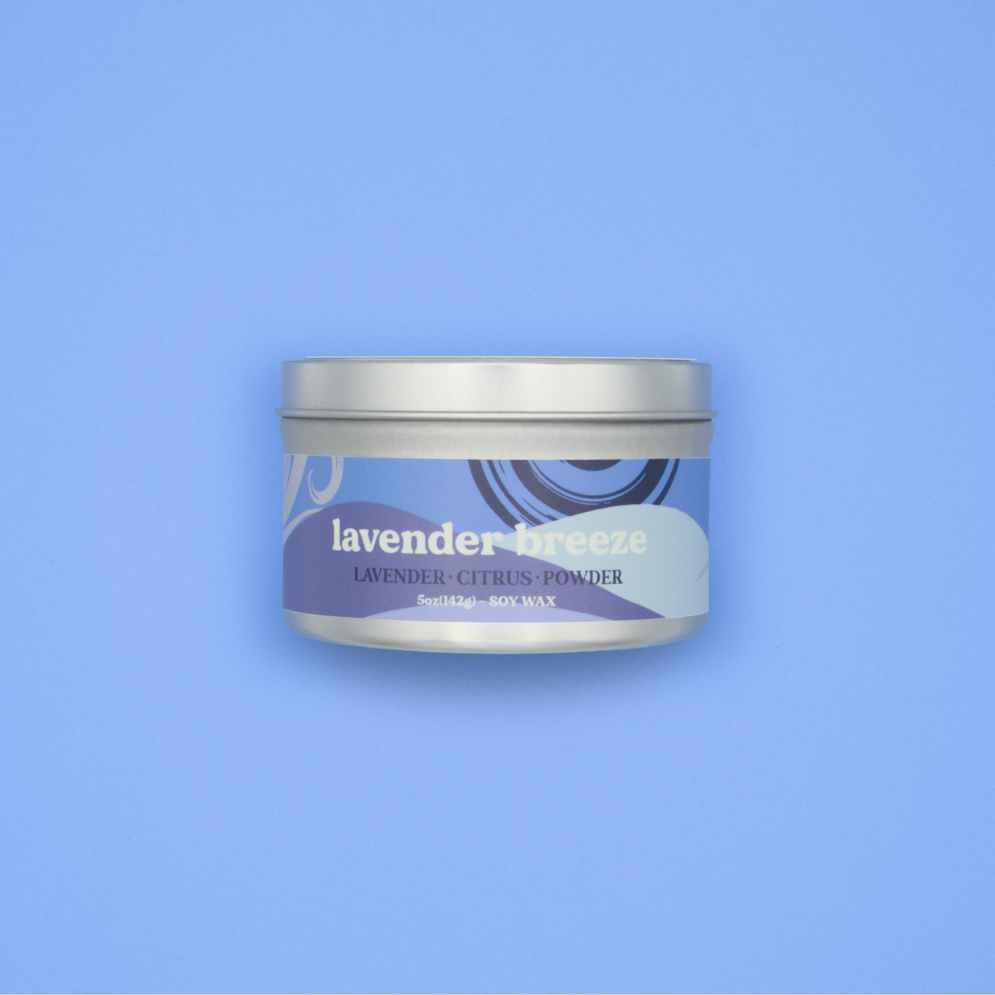 Lavender Breeze Candle - Lavender, Citrus, Powder Scent