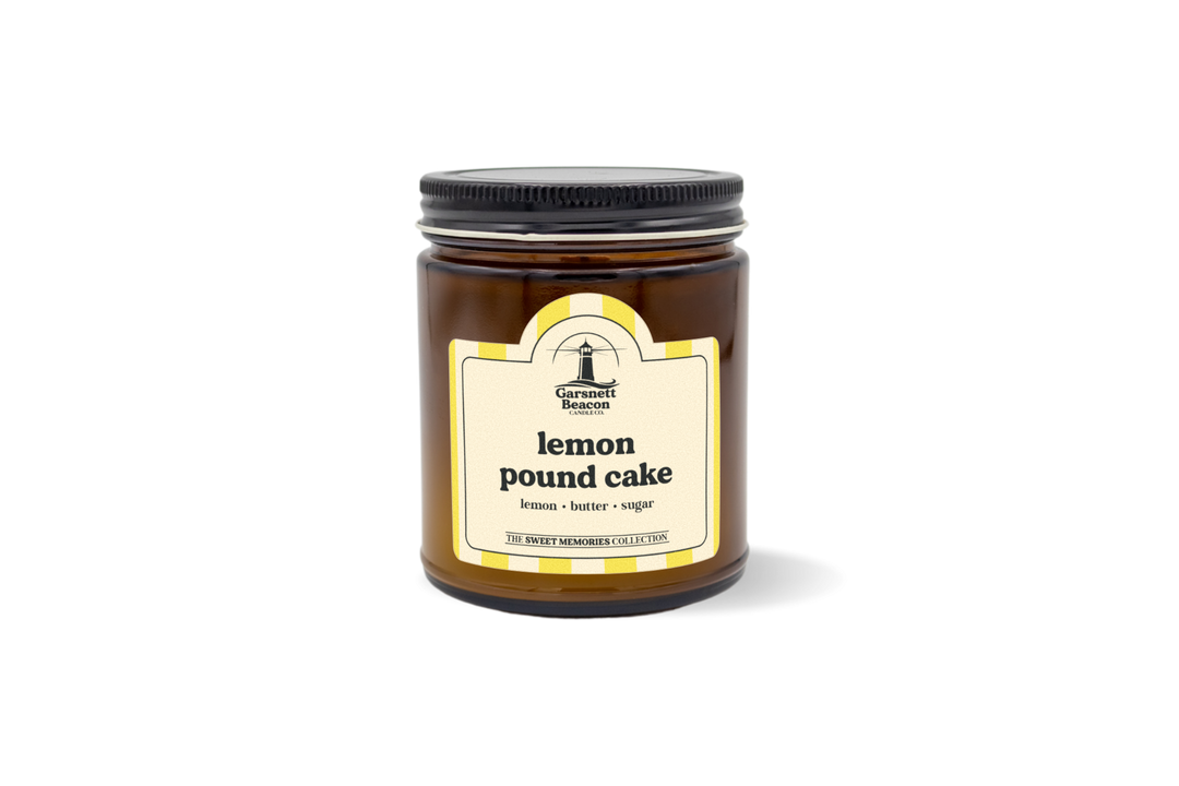 Lemon Pound Cake Candle - Lemon, Butter, Sugar Scent