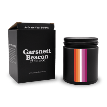 Lesbian Pride Candle | Garsnett Beacon