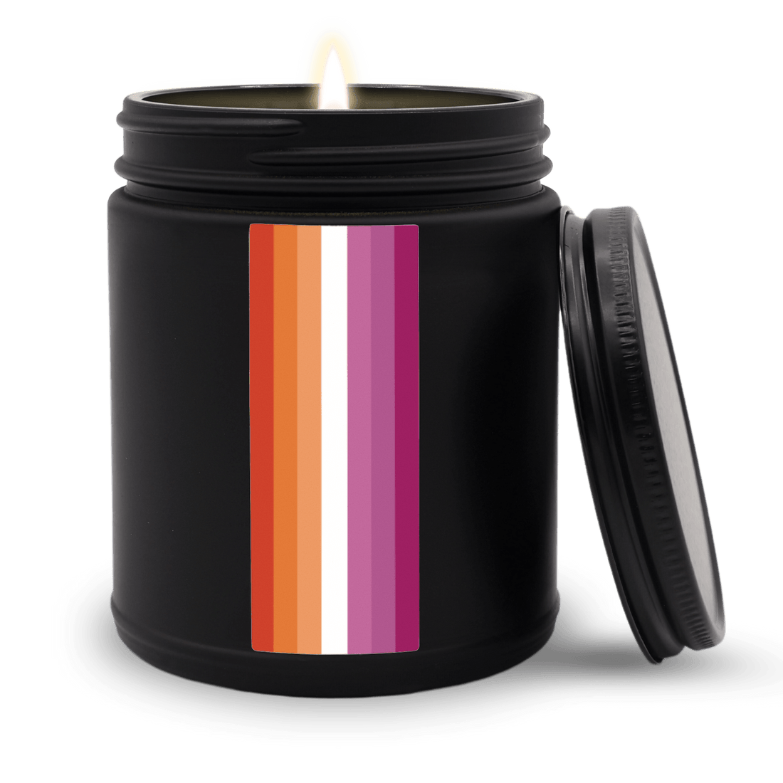 Lesbian Pride Candle | Garsnett Beacon