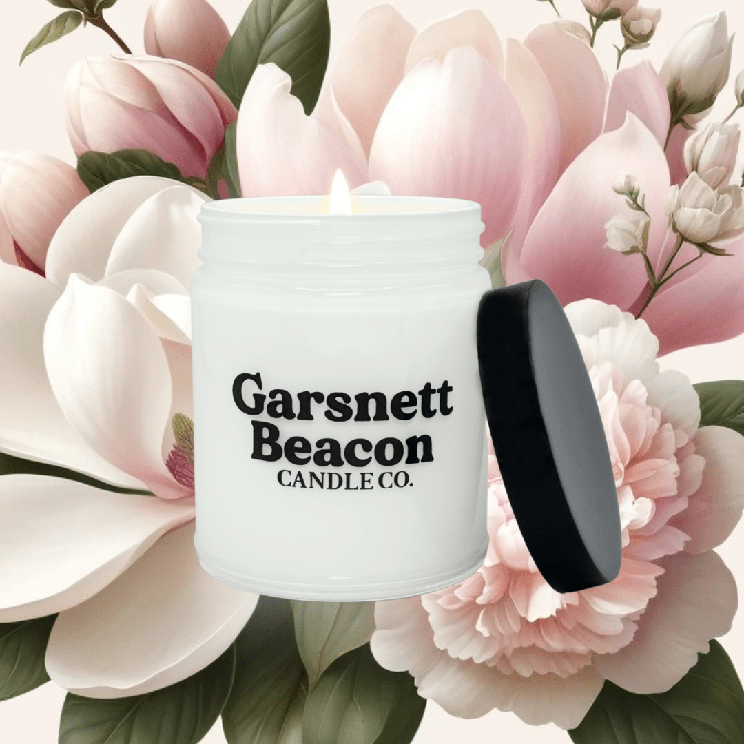 Magnolia & Peony Soy Candle | Garsnett Beacon