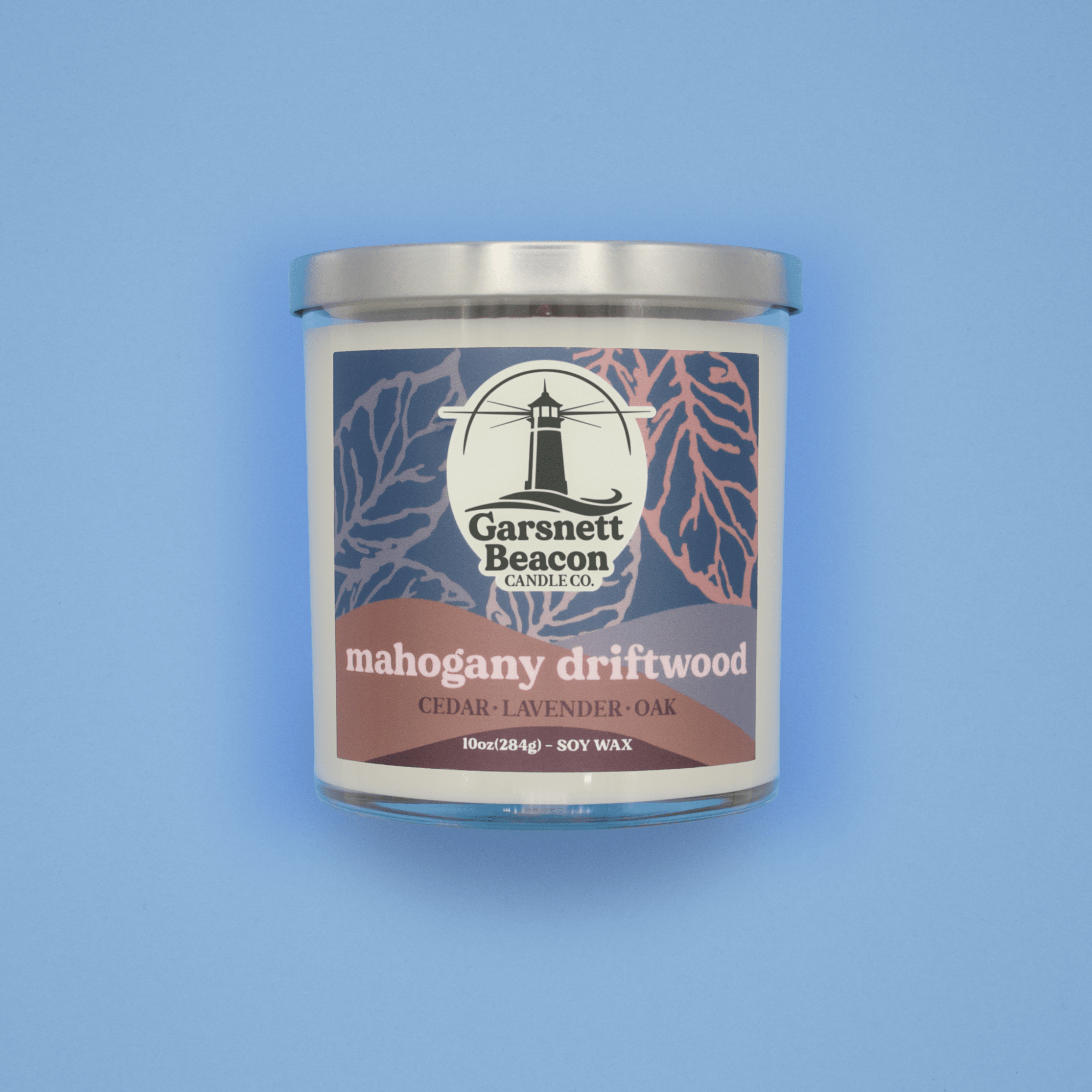 Mahogany Driftwood Soy Candle | Garsnett Beacon