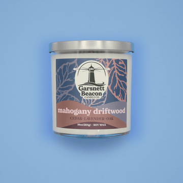Mahogany Driftwood Soy Candle | Garsnett Beacon