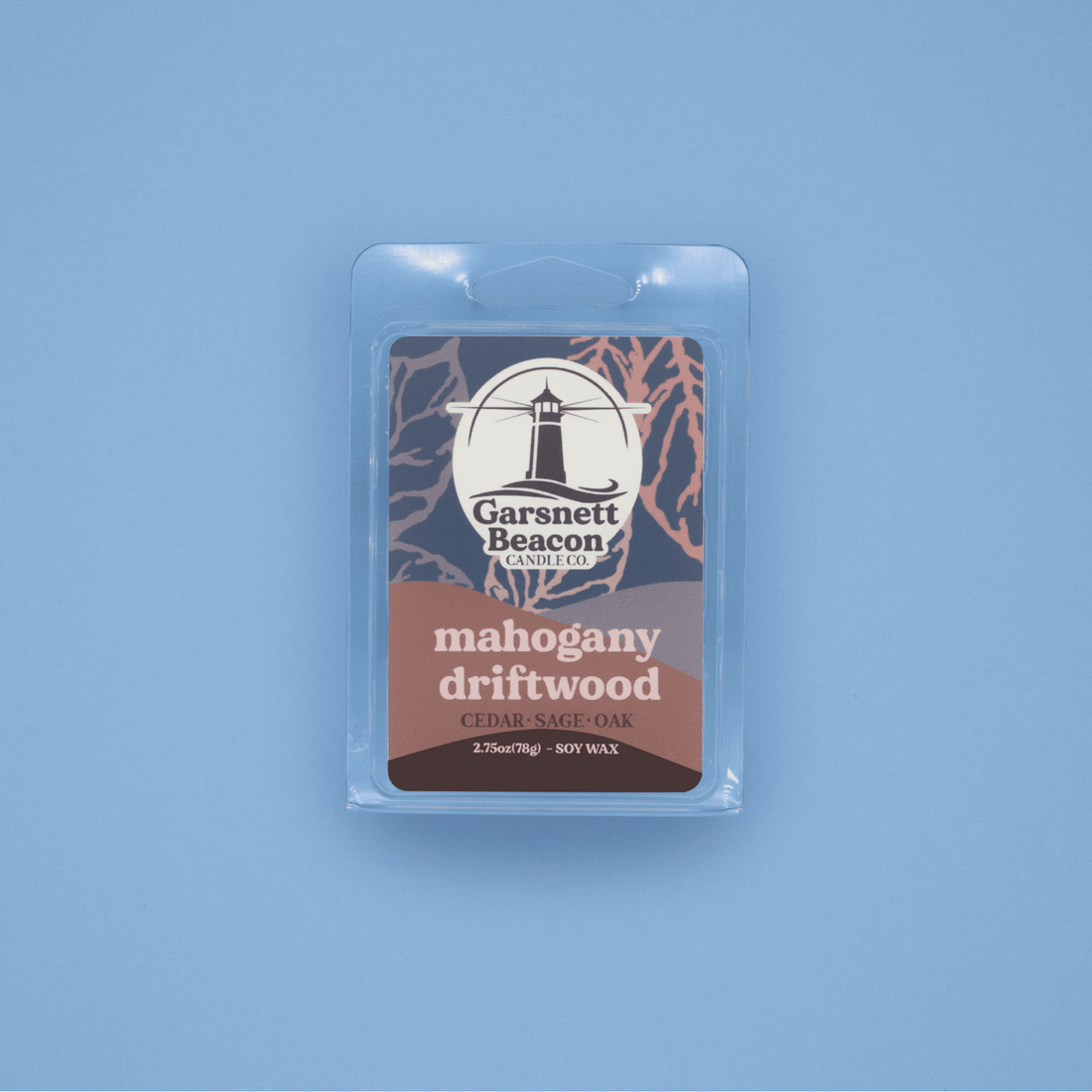 Mahogany Driftwood Wax Melts | Garsnett Beacon