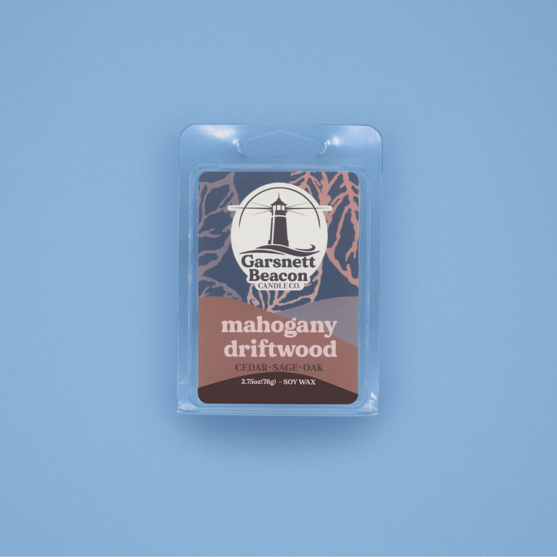 Mahogany Driftwood Wax Melts | Garsnett Beacon