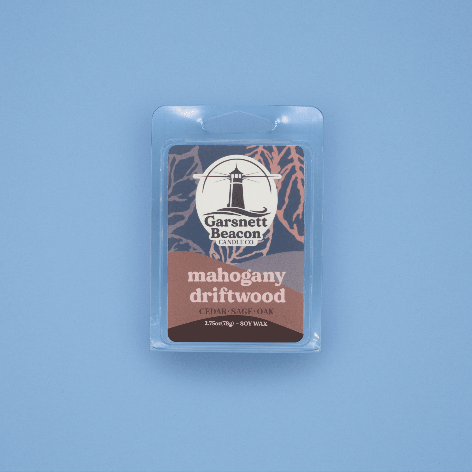Mahogany Driftwood Wax Melts | Garsnett Beacon