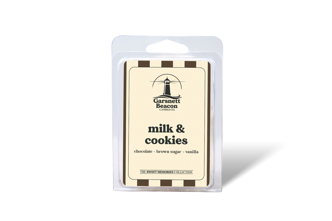 Milk & Cookies Wax Melts - Chocolate, Brown Sugar, Vanilla Scent