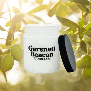 Olive Leaf Soy Candle | Garsnett Beacon