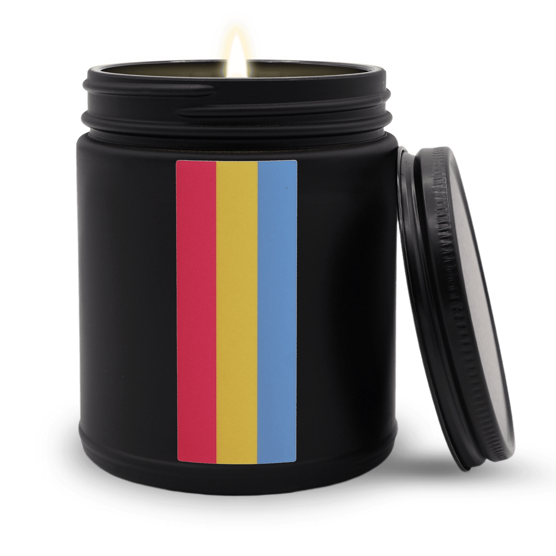 Pansexual Pride Candle | Garsnett Beacon