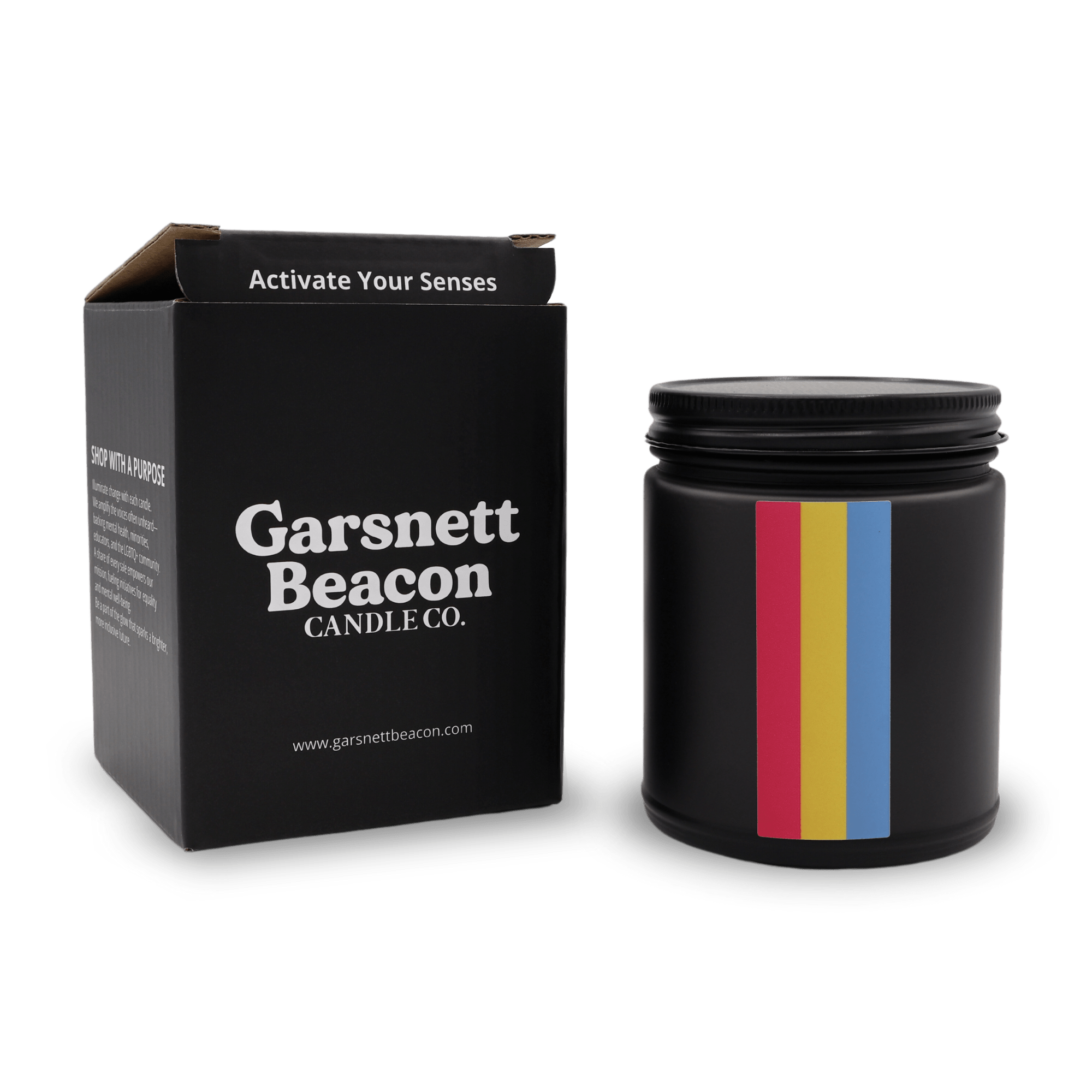 Pansexual Pride Candle - Citrus Agave Scent