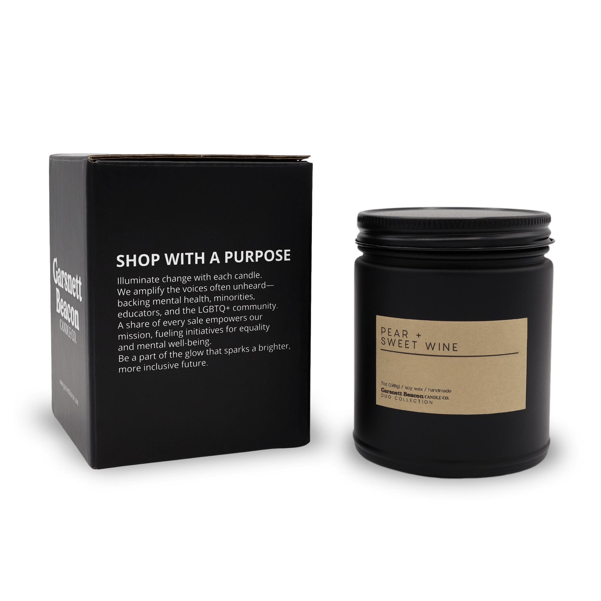 Pear + Sweet Wine OUT LOUD DUO Candles | Garsnett Beacon