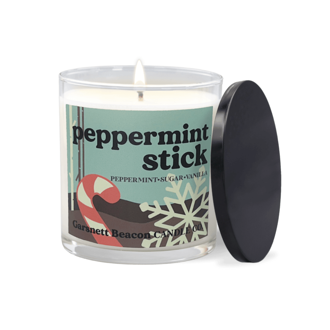 Peppermint Stick Soy Candle | Garsnett Beacon
