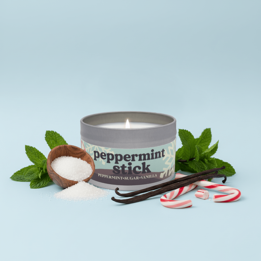 Peppermint Stick Soy Candle | Garsnett Beacon