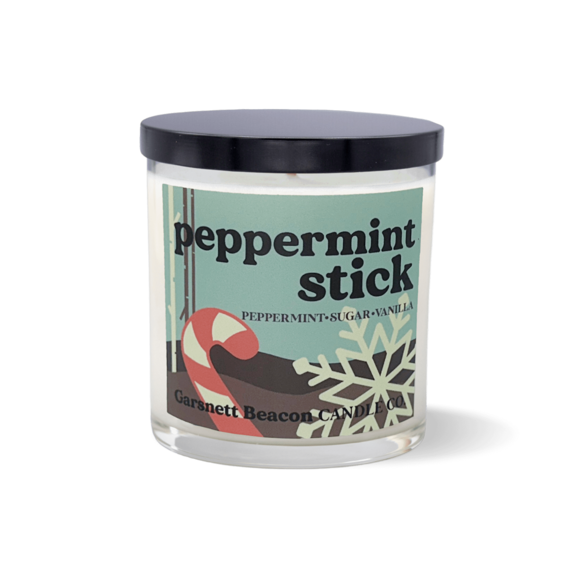 Peppermint Stick Soy Candle | Garsnett Beacon