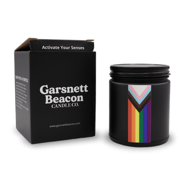 Progress Pride Candle | Garsnett Beacon