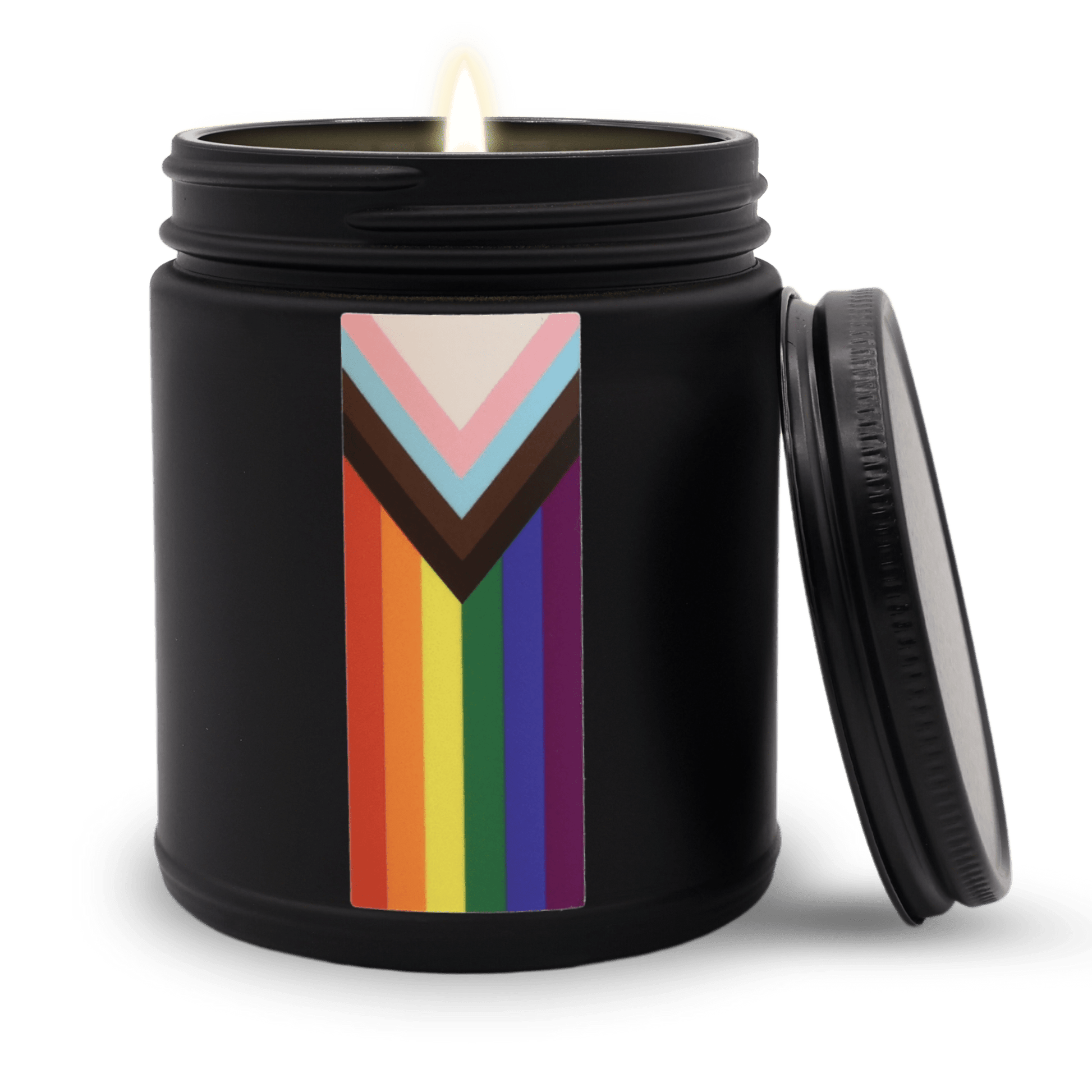 Progress Pride Candle | Garsnett Beacon